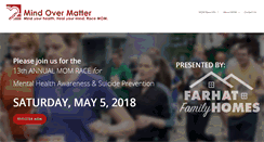 Desktop Screenshot of momrace.org